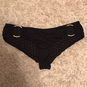 Victoria secret black cheeky bikini bottoms S